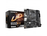 GIGABYTE B550M K, Socket AM4, AMD B550, Dual 4xDDR4-4733, APU AMD graphics, HDMI, DP, 1xPCIe4.0 X16, 4xSATA3, RAID, 1xM.2PCIe 4.0, 1xPCIeX1, Realtek HDA 7.1, GbE LAN, 6xUSB3.2, mATX